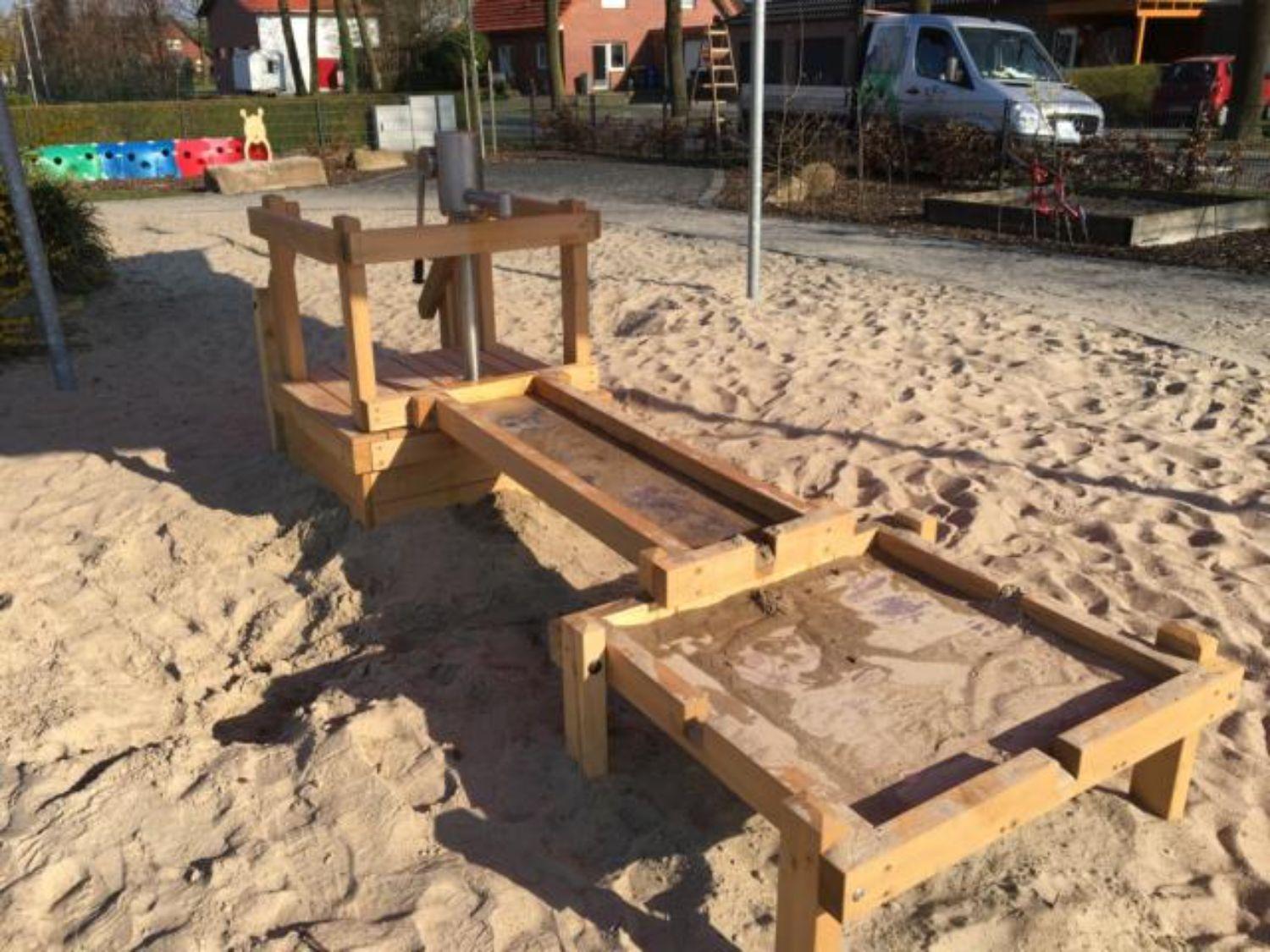 Matschanlage Edelstahlpumpe